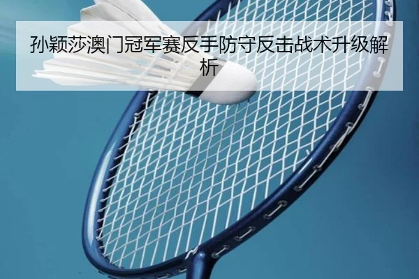 孙颖莎澳门冠军赛反手防守反击战术升级解析