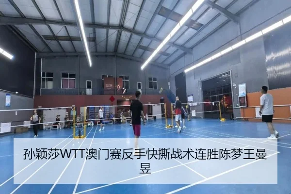 孙颖莎WTT澳门赛反手快撕战术连胜陈梦王曼昱